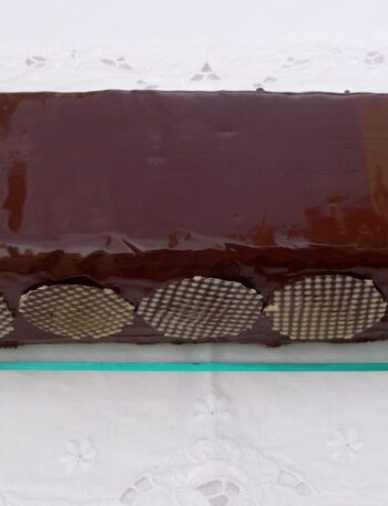 Pastel Battemberg mi versión con chocolate