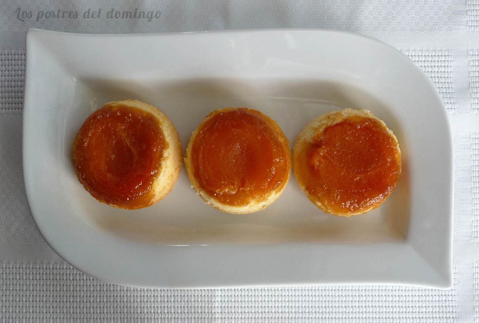 Pasteles de albaricoque