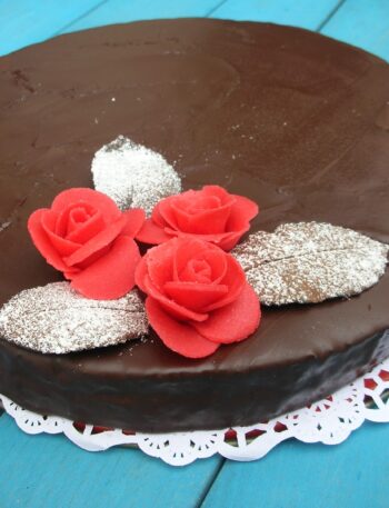 Sacher de frambuesa