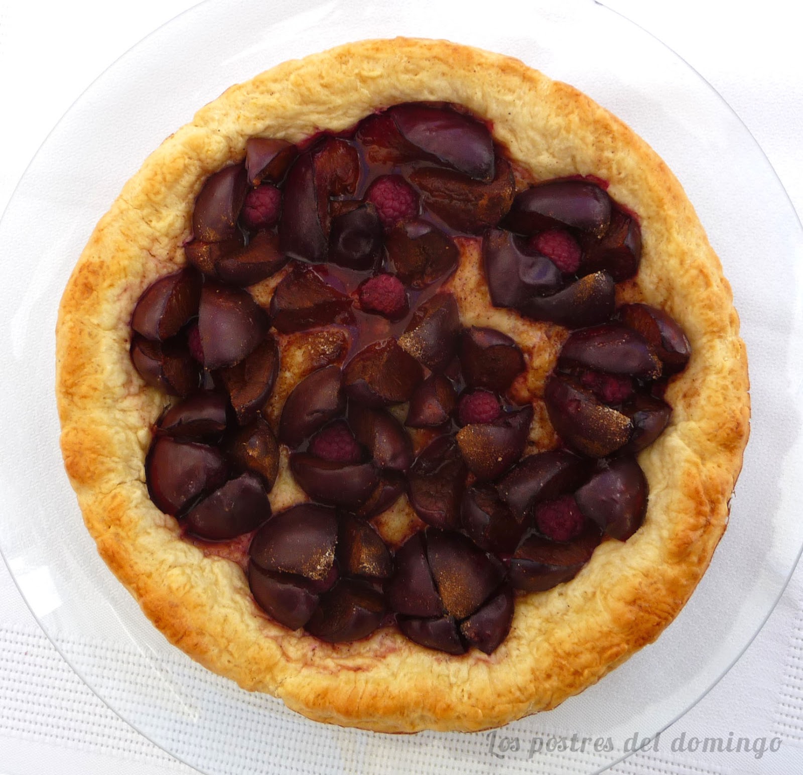 Tarta de ciruelas