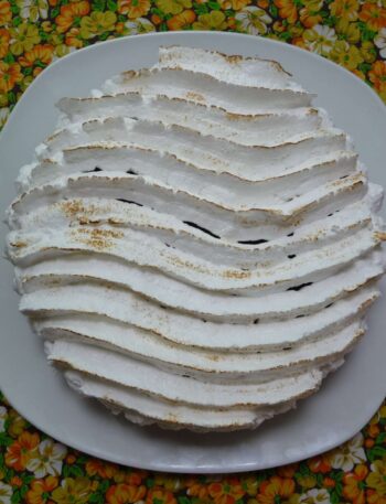 Tarta de dulce de leche uruguaya