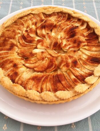 Tarta de manzana y canela