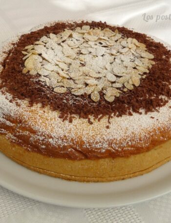 Tarta de queso y brownie