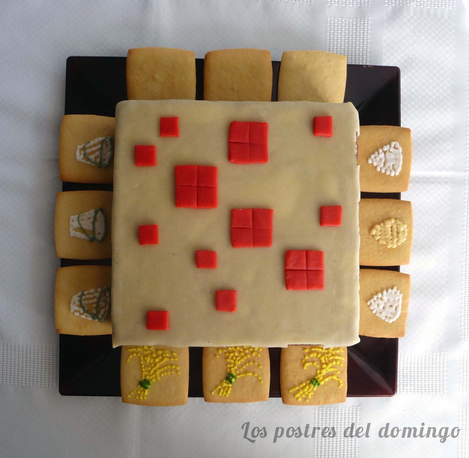 Tarta minecraft