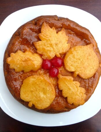 Tarta otoñal para el cumpleaños de Carmen