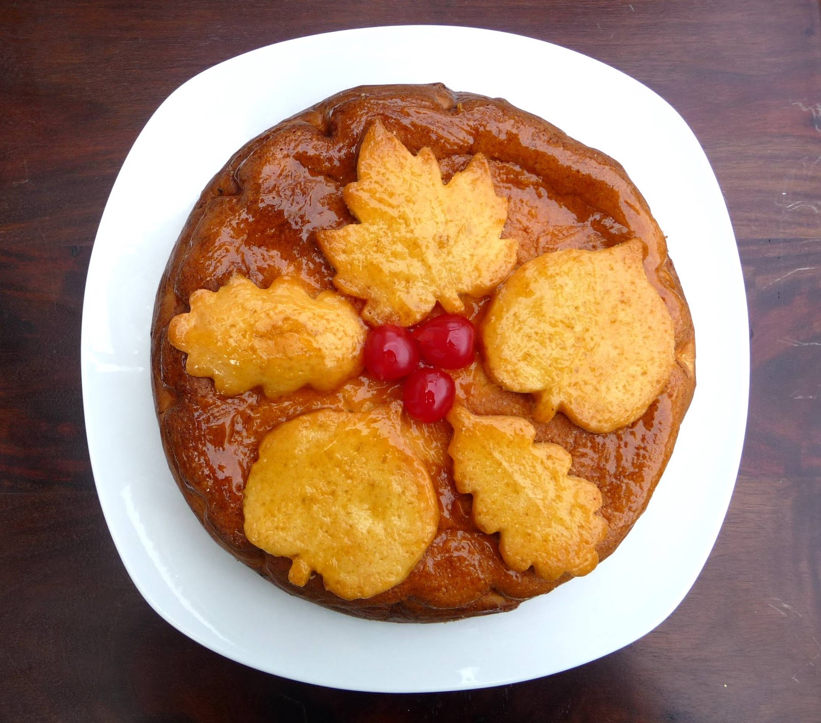Tarta otoñal para el cumpleaños de Carmen