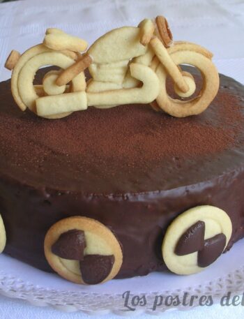 Tarta para un amante de las motos