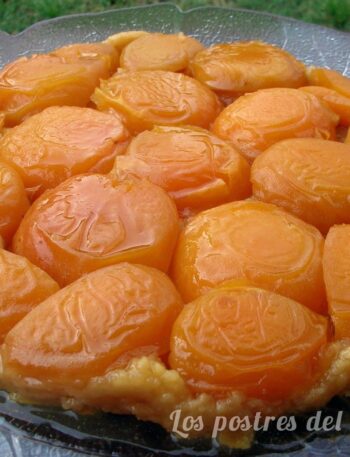 Tarta Tatin de albaricoque