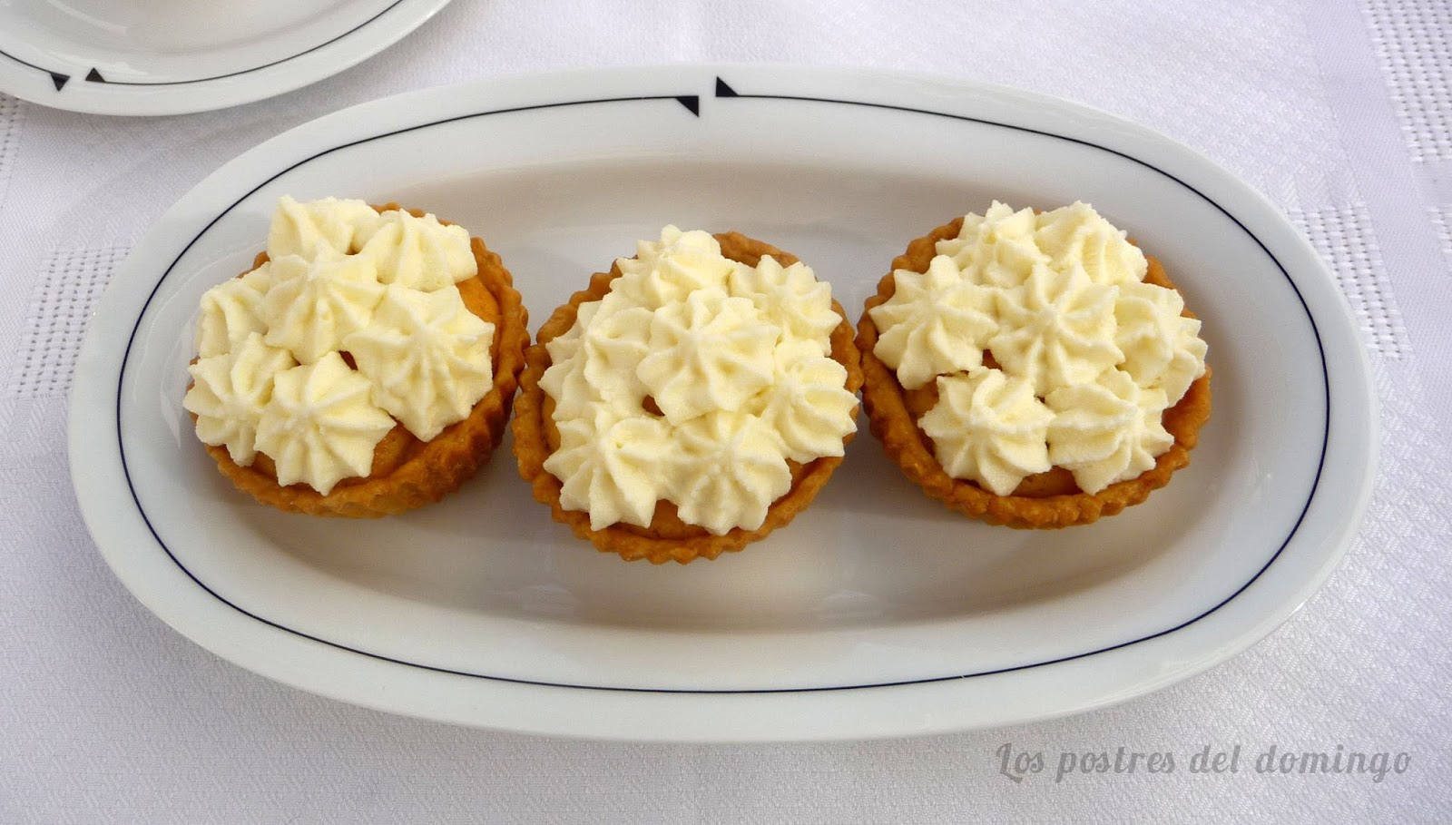 Tartaletas vestidas de cupcakes